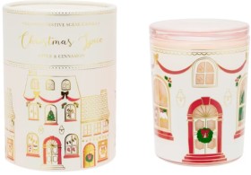 Glowing-Festive-Scene-Christmas-Spice-Candle on sale