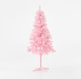 1.82m+%286ft%29+Pink+Prelit+Christmas+Tree