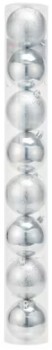 8-Pack-8cm-Silver-Look-Baubles on sale