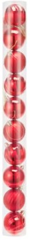 10-Pack-6cm-Red-Baubles on sale