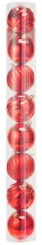 8-Pack-8cm-Red-Baubles on sale