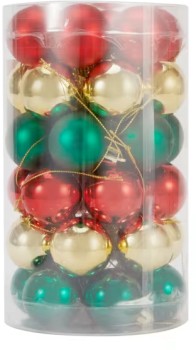 36-Pack-4cm-Traditional-Baubles on sale