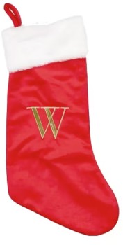 Letter-W-Stocking on sale