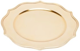 Gold-Look-Wavy-Edge-Charger-Plate on sale