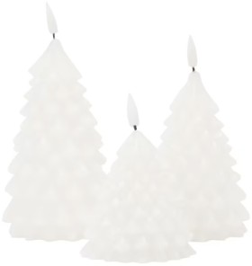 3-Pack-Iridescent-Christmas-Tree-LED-Candles on sale