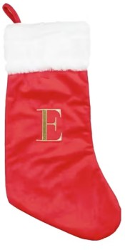 Letter-E-Stocking on sale