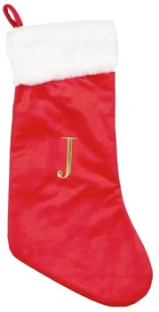 Letter-J-Stocking on sale