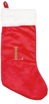 Letter-L-Stocking on sale