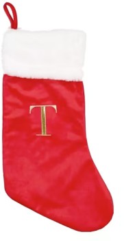 Letter-T-Stocking on sale