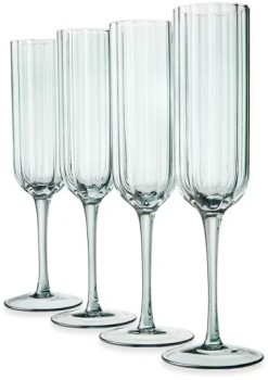 4-Ruffle-Flute-Glasses on sale