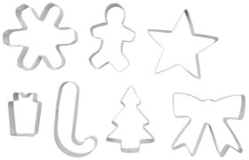 7+Piece+Christmas+Cookie+Cutter+Set