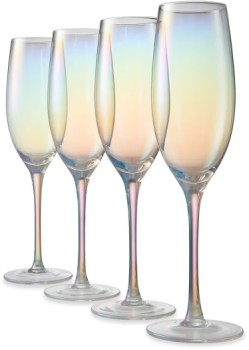 4-Lustre-Flute-Glasses on sale