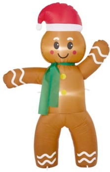 LED+Inflatable+Gingerbread+Man