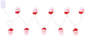 Battery-Operated-LED-Novelty-Christmas-Lights-Warm-White-10-bulbs-135m-Assorted on sale