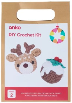 DIY-Crochet-Kit-Reindeer-and-Pudding on sale