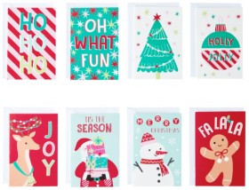 40+Pack+Mini+Christmas+Cards+-+Assorted