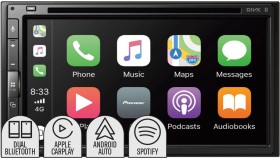 Pioneer+6.8%26rdquo%3B+AV+Receiver+with+Apple+Carplay+%26amp%3B+Android+Auto+DVD%2FCD+Playback