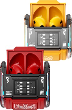 NEW+Transformers+Wireless+Earphones+Bumblebee+%26amp%3B+Optimus+Prime+Edition