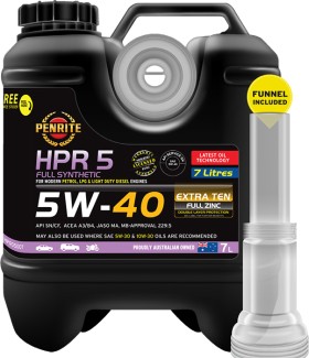 Penrite+HPR+5+5W-40+7L