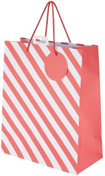 Anko-Stripe-Giftbag-Large on sale