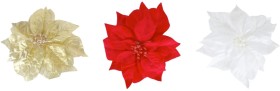 Anko-Poinsettia-Clip-Assorted on sale