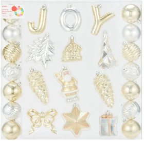 Anko-26pk-Luxury-Christmas-Tree-Decoration-Solution-Pack on sale