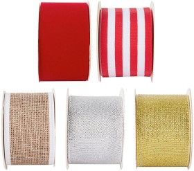 Anko-Wide-Christmas-Gift-Ribbon-Assorted on sale