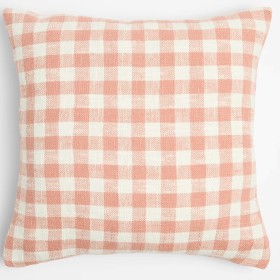 Target-Avery-Gingham-Cushion-Peach on sale