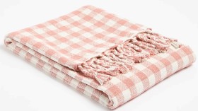 Target-Avery-Gingham-Throw-Peach on sale