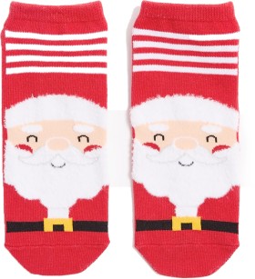 Target+Novelty+Fashion+Sock.+Santa+Red