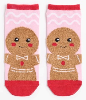 Target-Novelty-Fashion-Sock-Gingerbread-Pink on sale