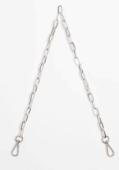 Target-Short-Link-Chain-Bag-Strap-Silver on sale