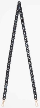 Target+Chain+Resin+Long+Bag+Strap+Black