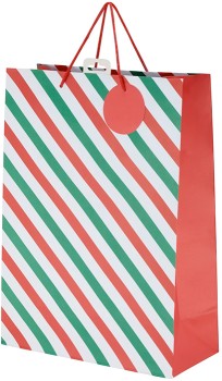 Stripe-Giftbag-Extra-Large on sale