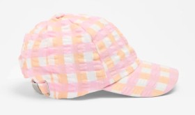 Kids-Gingham-Cap on sale