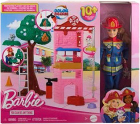 Barbie+Firefighter+Doll+and+Playset