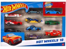 Hot+Wheels+Assorted+Diecast+1%3A64+10pc+Vehicles+Set