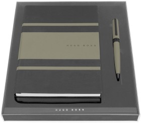 Hugo-Boss-Ballpoint-Pen-and-Notebook-Set on sale