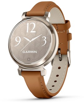 Garmin+%26%23039%3BLily+2+Classic%26%23039%3B+Watch+-+Cream+Gold+Tan