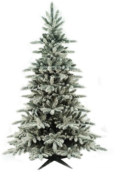 David-Jones-Collection-Flocked-Norwegian-Spruce-Christmas-Tree-210cm on sale