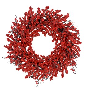 David-Jones-Collection-Red-Berry-Wreath-60cm on sale