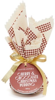 David+Jones+Cherry+%26amp%3B+Chocolate+Christmas+Pudding+100g