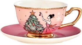 Cristina+Re+%26lsquo%3BLa+Belle+Noel%26rsquo%3B+Teacup+and+Saucer