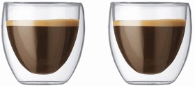 Bodum+%26lsquo%3BPavina%26rsquo%3B+Double-Wall+Glass+80ml