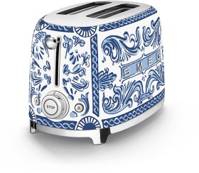 Smeg+Dolce%26amp%3BGabbana+%26lsquo%3BBlu+Mediterraneo%26rsquo%3B+Two-Slice+Toaster