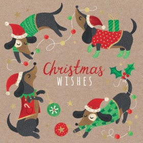 Simson-Dachshund-Capers-Card on sale