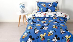 Disney+Mickey+Mouse+%26amp%3B+Friends+Quilt+Cover+Set