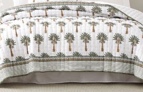 KOO+Bindi+Palm+Coverlet+Set+220+x+240cm