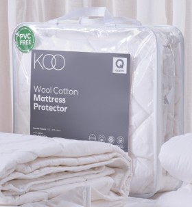 50%25+off+KOO+Wool+Cotton+Mattress+Protector