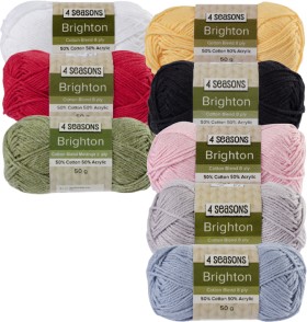 30%25+off+4+Seasons+Brighton+Cotton+Blend+50g